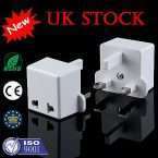 UK Plug 3-Pin Socket Converter Adapter